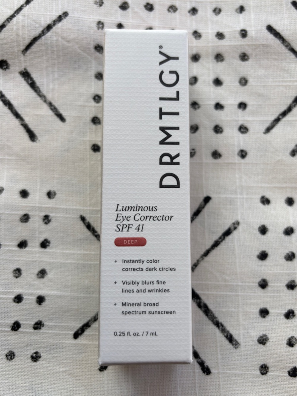 DRMTLGY Luminous Eye Corrector SPF 41 - Deep (New + Unopened)